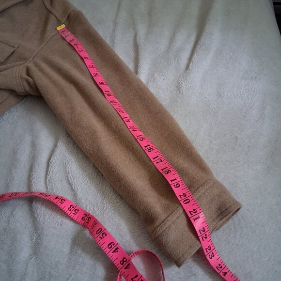 Old Navy Women's Size 2X Camel Soft-Brushed Wool Blend Utility Shacket - Picture 13 of 14